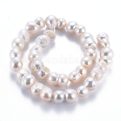 Natural Keshi Pearl Beads Strands&nbsp;PEAR-S020-O01