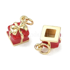Brass Enamel Pendants&nbsp;KK-F933-18G