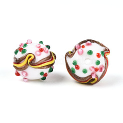 Handmade Lampwork Bumpy Beads&nbsp;LAMP-T022-05G
