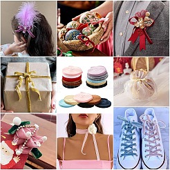 50 Yards 10 Colors Single Face Velvet Ribbon&nbsp;SRIB-YW0001-02