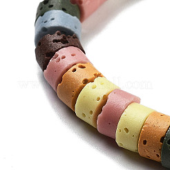 Natural Lava Rock Dyed Beads Strands&nbsp;G-K375-G08-01
