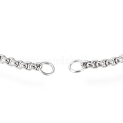 Adjustable 304 Stainless Steel Slider Bracelet/Bolo Bracelets Making&nbsp;X-STAS-I153-03P-01