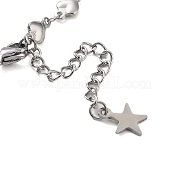 Tarnish Resistant 201 Stainless Steel Link Bracelet Settings Fit for Cabochons&nbsp;MAK-K023-01B-P