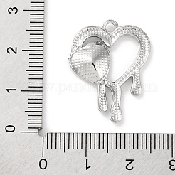 304 Stainless Steel Pendant Rhinestone Settings&nbsp;STAS-D194-02P