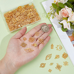 200Pcs 10 Styles Alloy Connector Charms&nbsp;FIND-PH0061-69