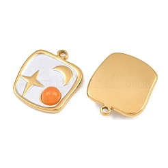 Natural Orange Aventurine Pendants&nbsp;GG-CBA4809-03G