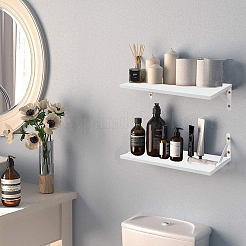 Rectangle MDF Wall Hanger Holders&nbsp;AJEW-WH0709-124