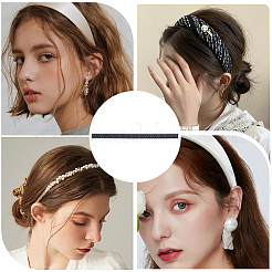 22Pcs Plastic Firm Headband Non-slip Strip&nbsp;DIY-CY0003-03A