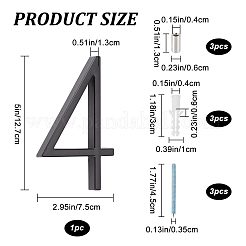 Zinc Alloy Number Sign Labels&nbsp;FIND-WH0061-83E