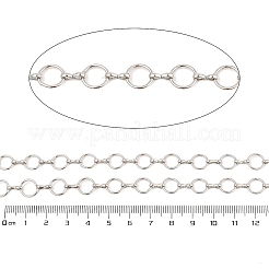 Rack Plating Ring Brass Link Chains&nbsp;CHC-M026-02P-01