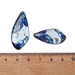4Pcs Transparent Epoxy Resin Butterfly Wings Pendants&nbsp;RESI-C057-06C