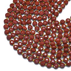 Natural Red Jasper Beads Strands&nbsp;G-K389-B67-01
