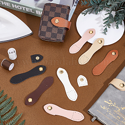 12Pcs 6 Colors Imitation Leather Buckles&nbsp;DIY-HY0003-25