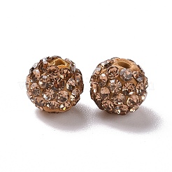 Polymer Clay Rhinestone Beads&nbsp;RB-K050-8mm-C27
