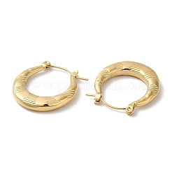 Rack Plating 304 Stainless Steel Hoop Earrings for Women&nbsp;EJEW-Z026-32G