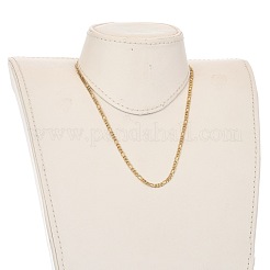 304 Stainless Steel Figaro Chains Necklaces&nbsp;NJEW-JN02976-02