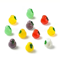 12Pcs 6 Colors Handmade Lampwork Beads&nbsp;LAMP-CJ0002-13