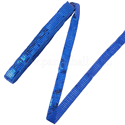 Polyester with PVC Paillette Lace Trim Ribbon&nbsp;OCOR-WH20050-015E