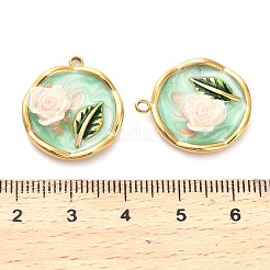 304 Stainless Steel Enamel Pendants&nbsp;STAS-B084-12G-02