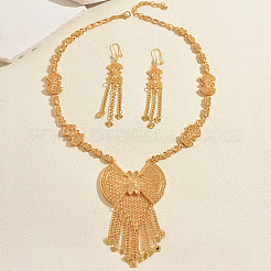 Vintage Alloy Hollow Bowknot Tassel Earrings & Necklaces Sets for Women&nbsp;XI4040