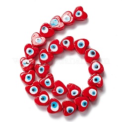 Handmade Evil Eye Lampwork Beads&nbsp;LAMP-F021-02E