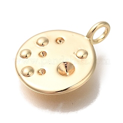 Brass Pendant Rhinestone Settings&nbsp;KK-U038-12G