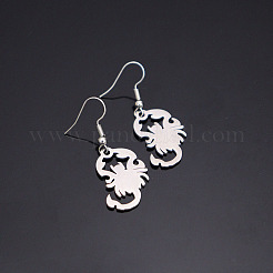 304 Stainless Steel Dangle Earrings for Women&nbsp;WG340C4-01