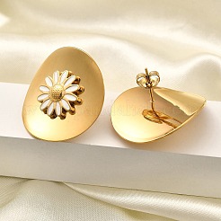 304 Stainless Steel Stud Earrings&nbsp;EJEW-H146-02G