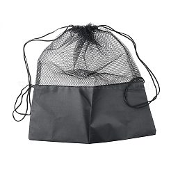 Portable Polyester Basketball Football Storage Mesh Drawstring Bags&nbsp;ABAG-WH0035-040