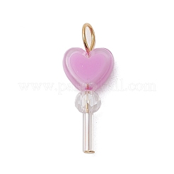 Acrylic & Glass Pendants&nbsp;PALLOY-JF03521-02