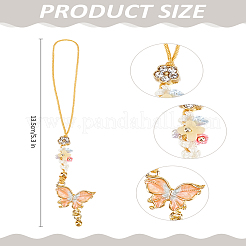 1Pc Zinc Alloy Rhinestone Bead Mobile Straps&nbsp;HJEW-LP0001-82