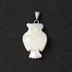 Natural Trochid Shell/Trochus Shell Pendants&nbsp;SSHEL-M021-12
