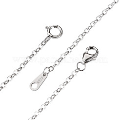 6Pcs 6 Style Sterling Silver Cable Chain Extender&nbsp;FIND-TA0002-40