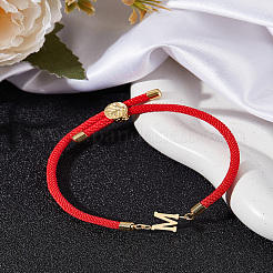 1Pc Adjustable Nylon Cord Slider Bracelets for Women&nbsp;BJEW-LP0001-32M-02
