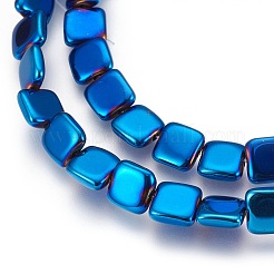 Electroplated Non-magnetic Synthetic Hematite Beads Strands&nbsp;G-P392-A05