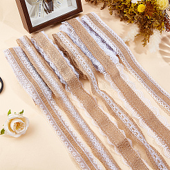 6 Rolls 6 Styles Burlap Ribbon&nbsp;OCOR-GF0006-40