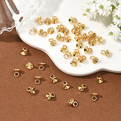 SHEGRACE Brass Bead Cap Bails&nbsp;XGRQ1U791-375G