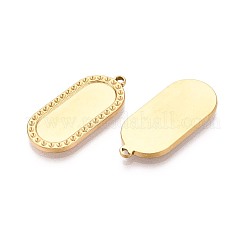 304 Stainless Steel Pendant Cabochon Settings&nbsp;STAS-T067-20G