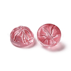 Transparent Spray Painted Glass Beads&nbsp;GLAA-I050-09D