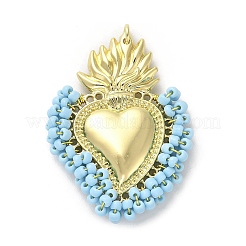 Rack Plating Brass Pendants&nbsp;FIND-Z018-01