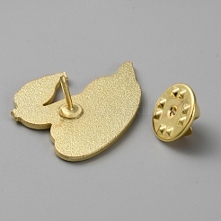 Animal Enamel Pins&nbsp;JEWB-WH0039-03J-G