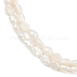 Natural Cultured Freshwater Pearl Beads Strands&nbsp;PEAR-P064-20E-02C