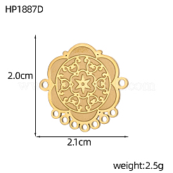 304 Stainless Steel Chandelier Component Links&nbsp;STAS-OY006-94G