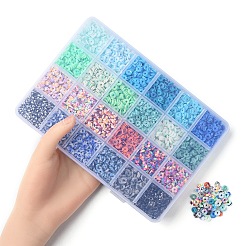 3960Pcs 24 Style Handmade Polymer Clay Beads&nbsp;CLAY-YW0001-77