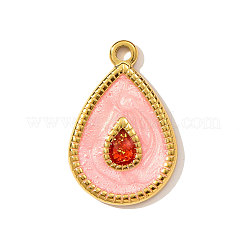 304 Stainless Steel Enamel Pendants&nbsp;STAS-OY003-15G