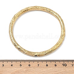 Artisan Engraved 304 Stainless Steel Rhinestone Bangles for Women&nbsp;BJEW-D456-01G-02