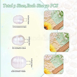 150Pcs 3 Styles Natural Cultured Freshwater Pearl Loose Beads&nbsp;PEAR-SZ0001-14