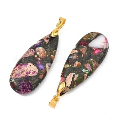 Dyed Natural Regalite/Imperial Jasper/Sea Sediment Jasper Pendants&nbsp;PALLOY-JF05647