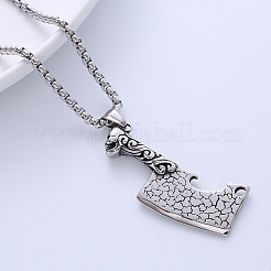 Creative Western Style 304 Stainless Steel Knife Pendant Necklaces&nbsp;EB0318