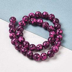Synthetic Gemstone Dyed Beads Strands&nbsp;G-P507-03B-11